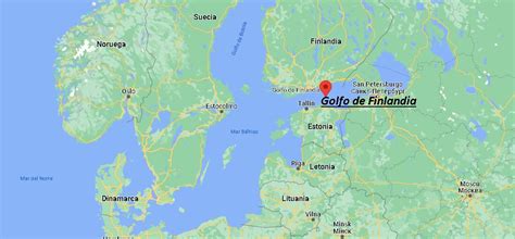 golfo de finlandia mapa